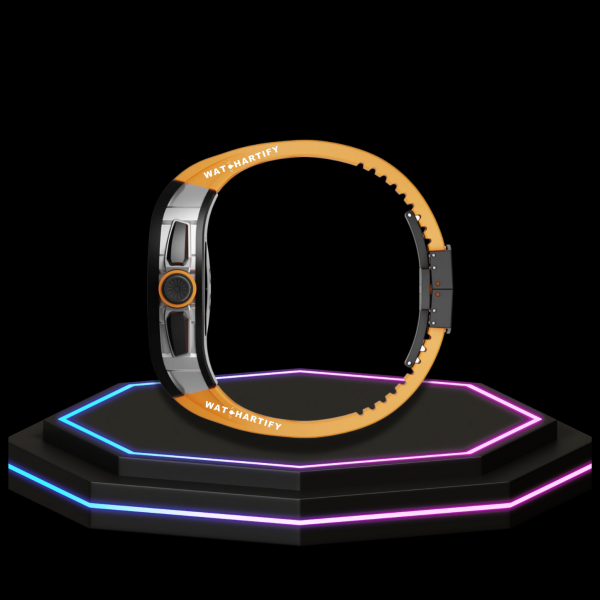 Apple Watch Case 44MM - CONCEPT ONYX Series Black Panther | Sunset Rubber