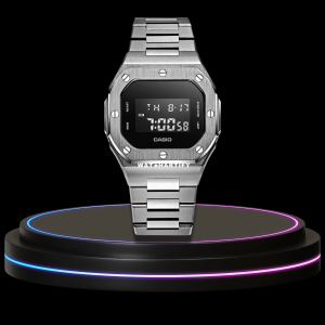 7 547dc73c bca6 4931 a0ef 28085ab9a238 G-SHOCK Casio GA2100 | CUBELISH Silver Series Silver Mod | Silver Stainless Steel Strap