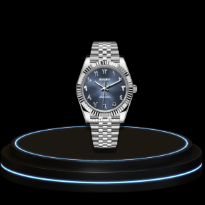 7 c359dcc9 271c 44d3 b595 dcb15f794312 SEIKO Mod Datejust Collection Navy Blue Dial NH35 Automatic Movement Silver Stainless Steel Strap