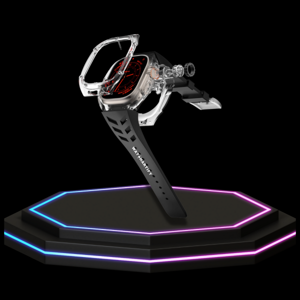 7 c7647bd1 e0b6 49cc 90d4 a80681cb8348 Apple Watch Ultra Case 49MM - ICE Pro Series Luxury | Fluorescent Midnight Rubber