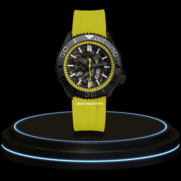 7 f1f504cd 6ccf 4367 beb7 5eb776155890 SEIKO Mod SKX Collection Skeleton Yellow Dial NH70 Movement Yellow Rubber