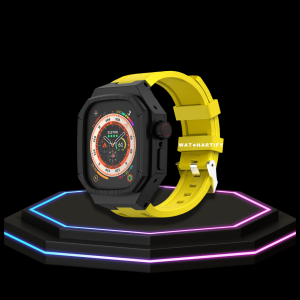 7 fb23b368 007d 4cbf 8515 37e678866a4a Apple Watch Ultra Case 49MM - Royal Pro Series Dark| Lemon Yellow Rubber
