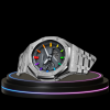 82 bc5ebeae 1e1f 4e59 99d8 7b5f610efd73 G-SHOCK Casio GA2100 | Silver Series Grey Dial Rainbow Marker | Silver Stainless Steel Strap