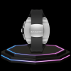 84 Apple Watch Case 44MM - TITANIUM CARBON Silver Series Titan | Midnight Rubber