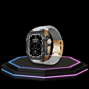 87 e9193ffc c631 4f50 b06b b3b046ae67dc Apple Watch Ultra Case 49MM - TITAN Pro Series Royal Titan | Snow White Rubber