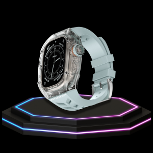 8 1afdce24 6187 464f a026 62da910ef822 Apple Watch Ultra Case 49MM - ICE Pro Series Luxury | Fluorescent Cube Gray Rubber