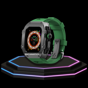 8 28c2b752 9145 4e46 ba96 b4f2a16dbd3f Apple Watch Ultra Case 49MM - Pro Series Captain Dark | Forest Green Rubber