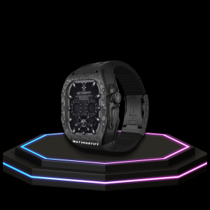 8 f1befa0a 7743 41ce 8a61 10d8601a9a61 Apple Watch Ultra Case 49MM - TITAN Pro Series Luxury Dark Titan | Midnight Black Rubber