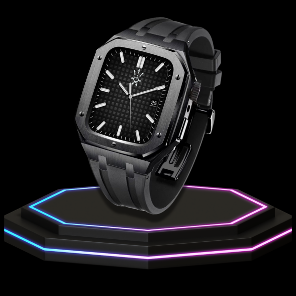9 Apple Watch Case 44MM - GONDOLO Series Dark | Midnight Rubber