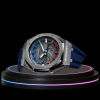96 5787b8fb d178 49a5 8272 3f05519789af G-SHOCK Casio GA2100 | Titanium Series Grey Dial Rainbow Marker | Deep Blue Rubber