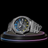 98 e6bb3dbf ecd5 4df8 8089 fda7dac0467b G-SHOCK Casio GA2100 | Titanium Series Grey Dial Rainbow Marker | Silver Stainless Steel Strap