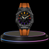 9 2f9203c5 f44a 4235 bad4 78204ae6ba0c G-SHOCK Casio GA2100 | CARBON FIBER Series Carbon Fiber Rainbow Mod Midnight Black Dial | Sunset Orange Rubber