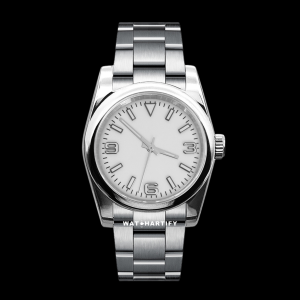 9 90509402 d8b0 4d57 9c8e e7fefa299f78 Watchartify Series Datejust 369Number Snow White Face 36MM NH35 Movement Stainless Steel Strap
