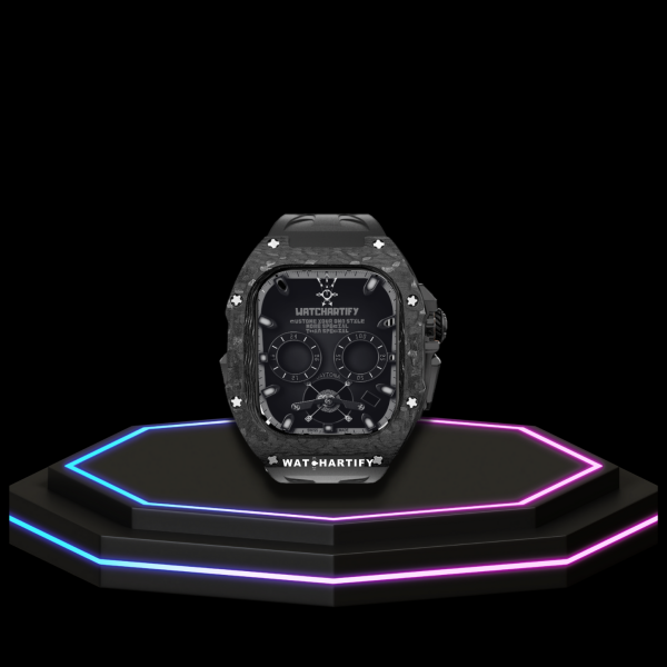 9 a898c2dc ee1f 4f72 8846 a0ee5b96d0b5 Apple Watch Ultra Case 49MM - TITAN Pro Series Luxury Dark Titan | Midnight Black Rubber