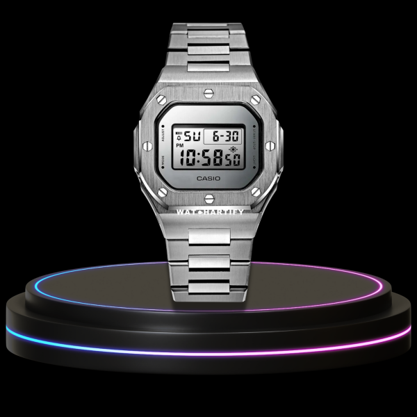9 c9ef27e2 ecc9 4435 a851 cbbbc9cb7c4b G-SHOCK Casio GA2100 | CUBELISH Series Silver Mod | Silver Stainless Steel Strap