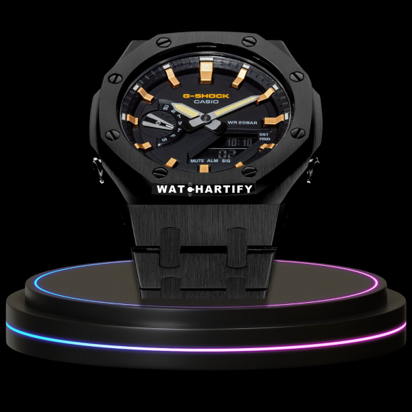 g shock classic collection mod black with black face rose gold time marker 2 g shock classic collection mod black with black face rose gold time marker 2