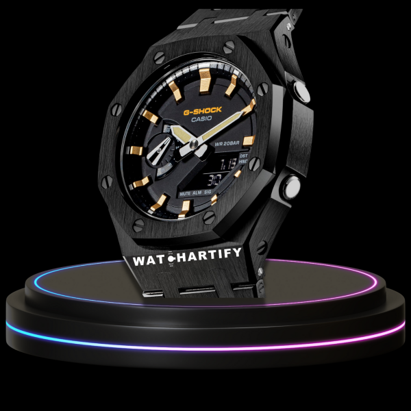 g shock classic collection mod black with black face rose gold time marker 3 g shock classic collection mod black with black face rose gold time marker 3