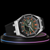 g shock classic collection mod silver black with green face metallic orange watchartify g shock classic collection mod silver black with green face metallic orange watchartify