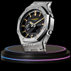 g shock classic collection mod silver with black face gold time marker watchartify 3 g shock classic collection mod silver with black face gold time marker watchartify 3