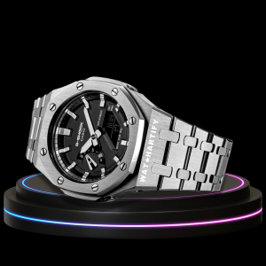 g shock classic collection mod silver with black face silver time marker watchartify g shock classic collection mod silver with black face silver time marker watchartify