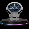 g shock classic collection mod silver with blue face watchartify 2