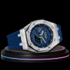 g shock classic collection mod silver with blue face ocean blue time marker