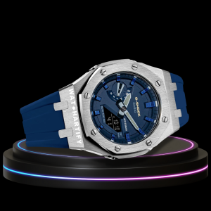 g shock classic collection mod silver with blue face ocean blue time marker g shock classic collection mod silver with blue face ocean blue time marker