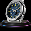 g shock classic collection mod silver with blue face yellow strap yellow time marker watchartify 3 g shock classic collection mod silver with blue face yellow strap yellow time marker watchartify 3