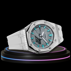 g shock classic collection mod silver with gray face cerulean blue time marker g shock classic collection mod silver with gray face cerulean blue time marker
