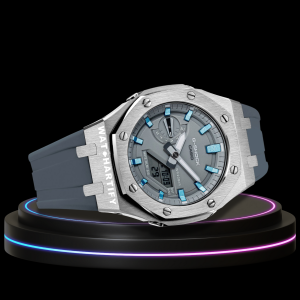 g shock classic collection mod silver with gray face grayrubber ice blue time marker g shock classic collection mod silver with gray face grayrubber ice blue time marker