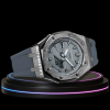 g shock classic collection mod silver with gray face silver time marker grey rubber strap g shock classic collection mod silver with gray face silver time marker grey rubber strap