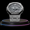 g shock classic collection mod silver with gray face silver time marker 2 g shock classic collection mod silver with gray face silver time marker 2