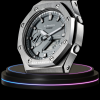 g shock classic collection mod silver with gray face silver time marker 3 g shock classic collection mod silver with gray face silver time marker 3