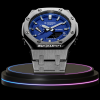 g shock classic collection mod silver with light blue face silver time marker steel strap 2 g shock classic collection mod silver with light blue face silver time marker steel strap 2