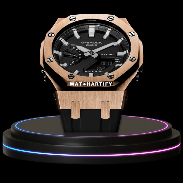 g shock ga 2100 1a royal rose gold collection mod rose gold with black face 2 g shock ga 2100 1a royal rose gold collection mod rose gold with black face 2