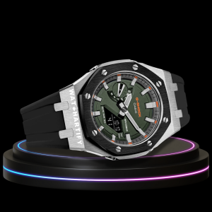 g shock ga 2100hc 4a classic collection mod silver black with green face g shock ga 2100hc 4a classic collection mod silver black with green face