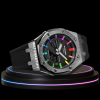 g shock rainbow collection titanium with black face rainbow