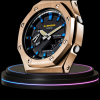 g shock royal rose gold collection mod rose gold with black face ocean time marker blue rubber 3 g shock royal rose gold collection mod rose gold with black face ocean time marker blue rubber 3