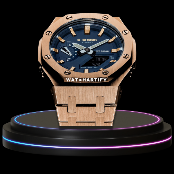 g shock royal rose gold collection mod rose gold with blue face 2 g shock royal rose gold collection mod rose gold with blue face 2