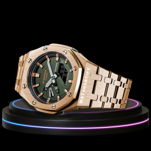 g shock royal rose gold collection mod rose gold with greenface g shock royal rose gold collection mod rose gold with greenface