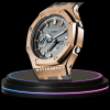 g shock royal rose gold collection mod rose gold case gray face with rose gold time marker 3 g shock royal rose gold collection mod rose gold case gray face with rose gold time marker 3