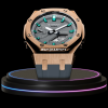 g shock tiffany collection rose gold case with gray face 2