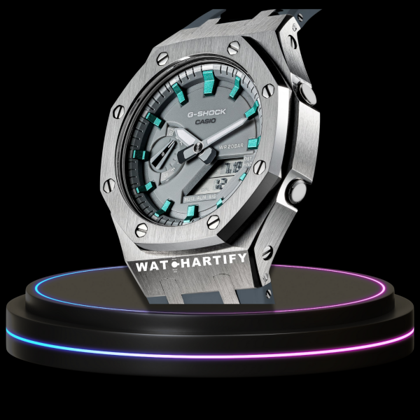 g shock tiffany collection silver case with gray face 3 g shock tiffany collection silver case with gray face 3