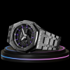 g shock titanium collection metal band mod with black face thunder purple g shock titanium collection metal band mod with black face thunder purple