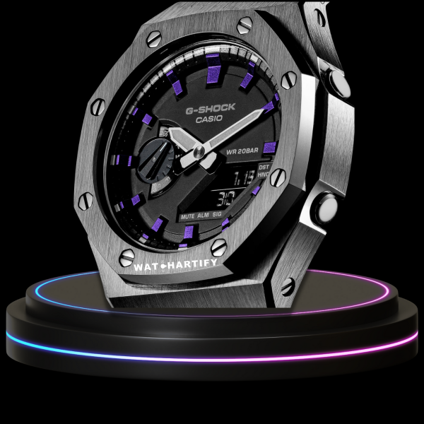 g shock titanium collection metal band mod with black face thunder purple 3 g shock titanium collection metal band mod with black face thunder purple 3