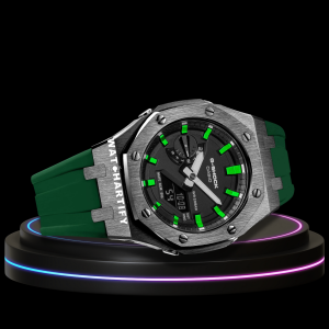 g shock titanium collection mod with black face metallic green time marker green rubber g shock titanium collection mod with black face metallic green time marker green rubber