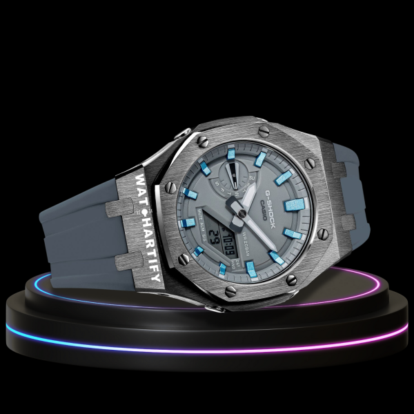 g shock titanium collection mod with gray face ice blue g shock titanium collection mod with gray face ice blue