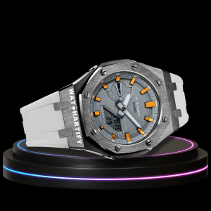 g shock titanium collection mod with gray face metallic orange time marker g shock titanium collection mod with gray face metallic orange time marker