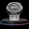 g shock titanium collection mod with gray face metallic orange time marker 2 g shock titanium collection mod with gray face metallic orange time marker 2
