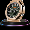 g shockga 2100hc 4a royal rose gold collection mod rose gold with green face 3 g shockga 2100hc 4a royal rose gold collection mod rose gold with green face 3